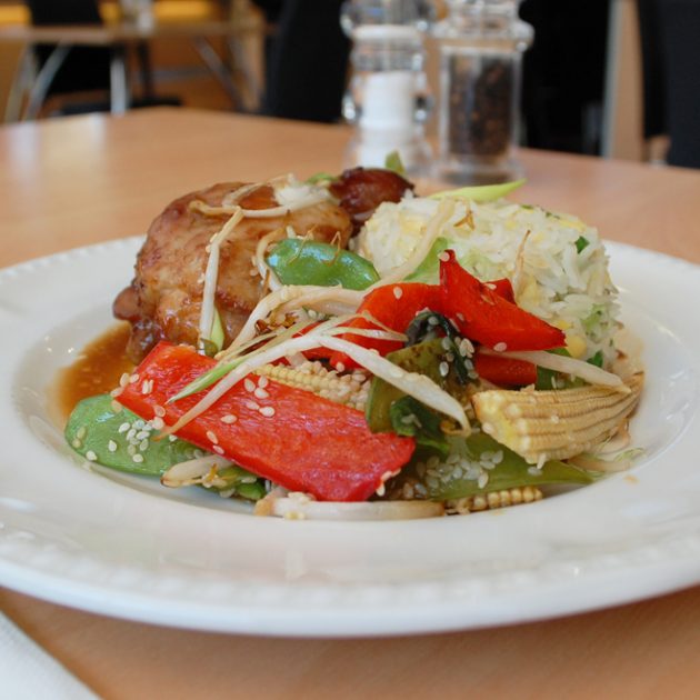 Teriyaki Chicken with Savory Egg Basmati Rice