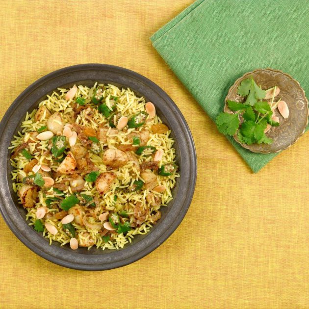 Skillet Vegetable Biryani