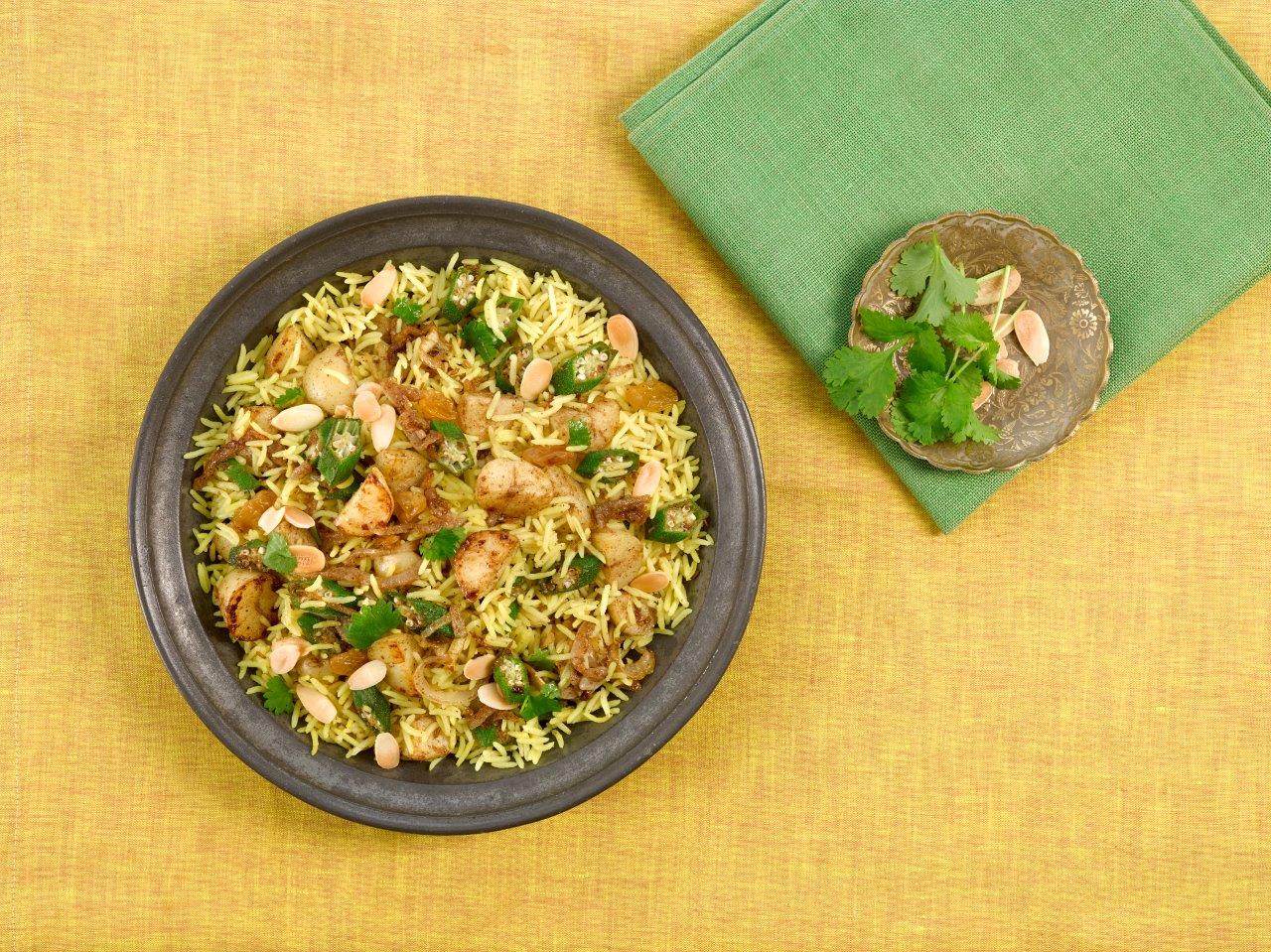 Baked Vegetable Biryani