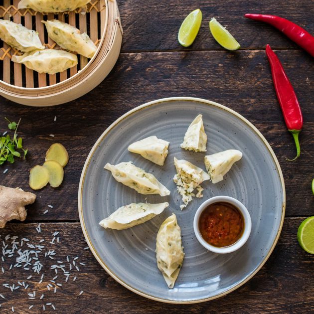 Chinese Shrimp Potsticker Dumplings