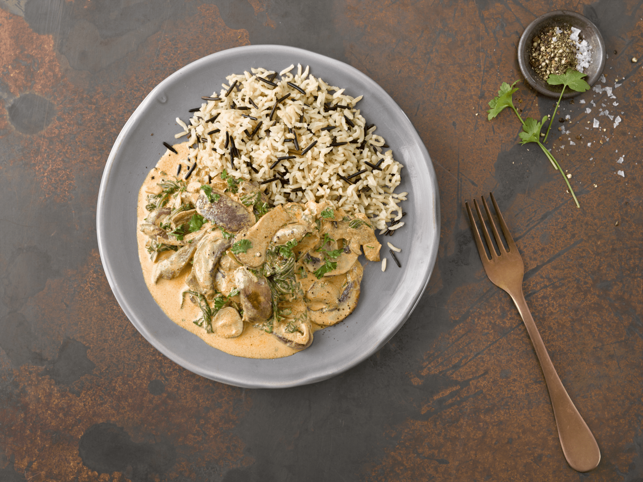 Mushroom stroganoff recipe | Tilda Rice USA